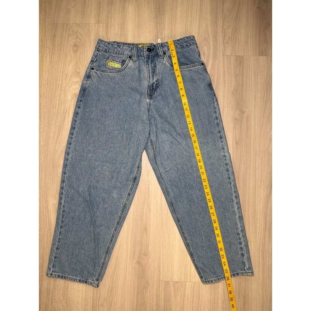GORYUBI Baggy Jeans Womens 28 Light Wash Y2K Wide Leg Denim Pants - Picture 7 of 16
